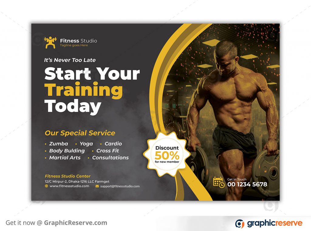 Fitness Flyer - Graphic Reserve