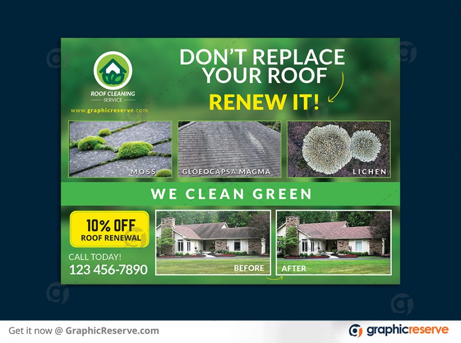 Roof Cleaning Services Front Preview