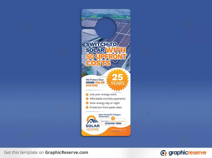 Solar Door Hanger Design by stockhero P2 1