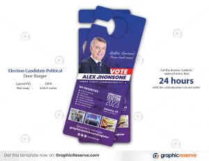 Election Candidate Political Door Hanger