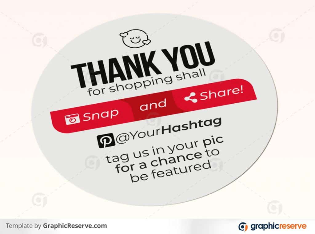 Thank you Social Media sticker template by stockhero P5 1