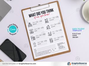 45473 Open House Visitor Feedback Form