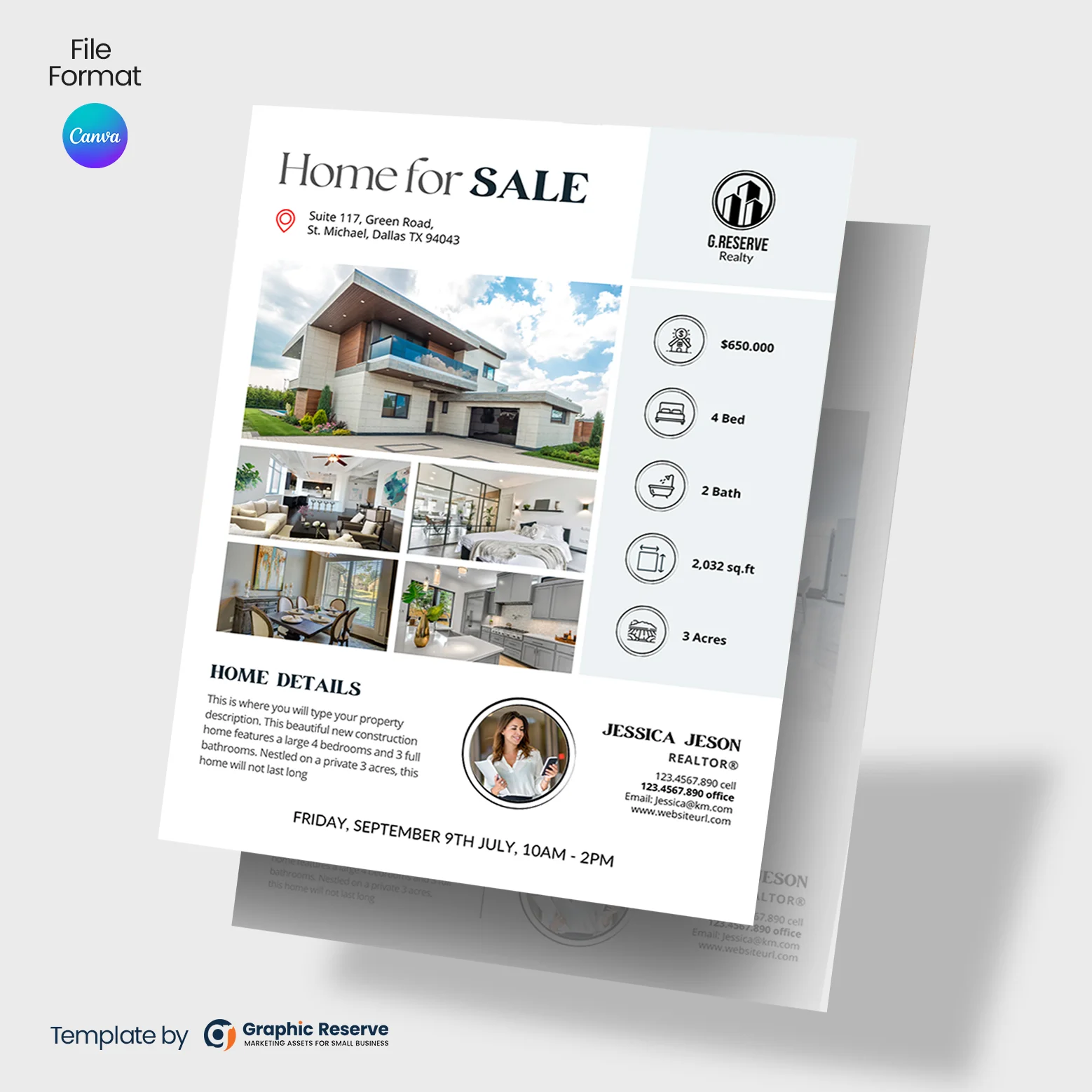 Home-for-Sale-Real-Estate-Flyer-Design-(Canva-template