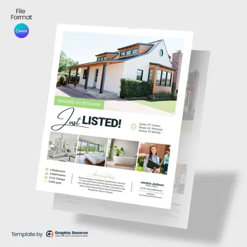 Just-Listed-Flyer-Design-for-Real-Estate-Agents-(Canva-template)