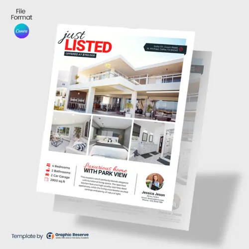Just-Listed-Real-Estate-Agents-Flyer-Design-(Canva-template)