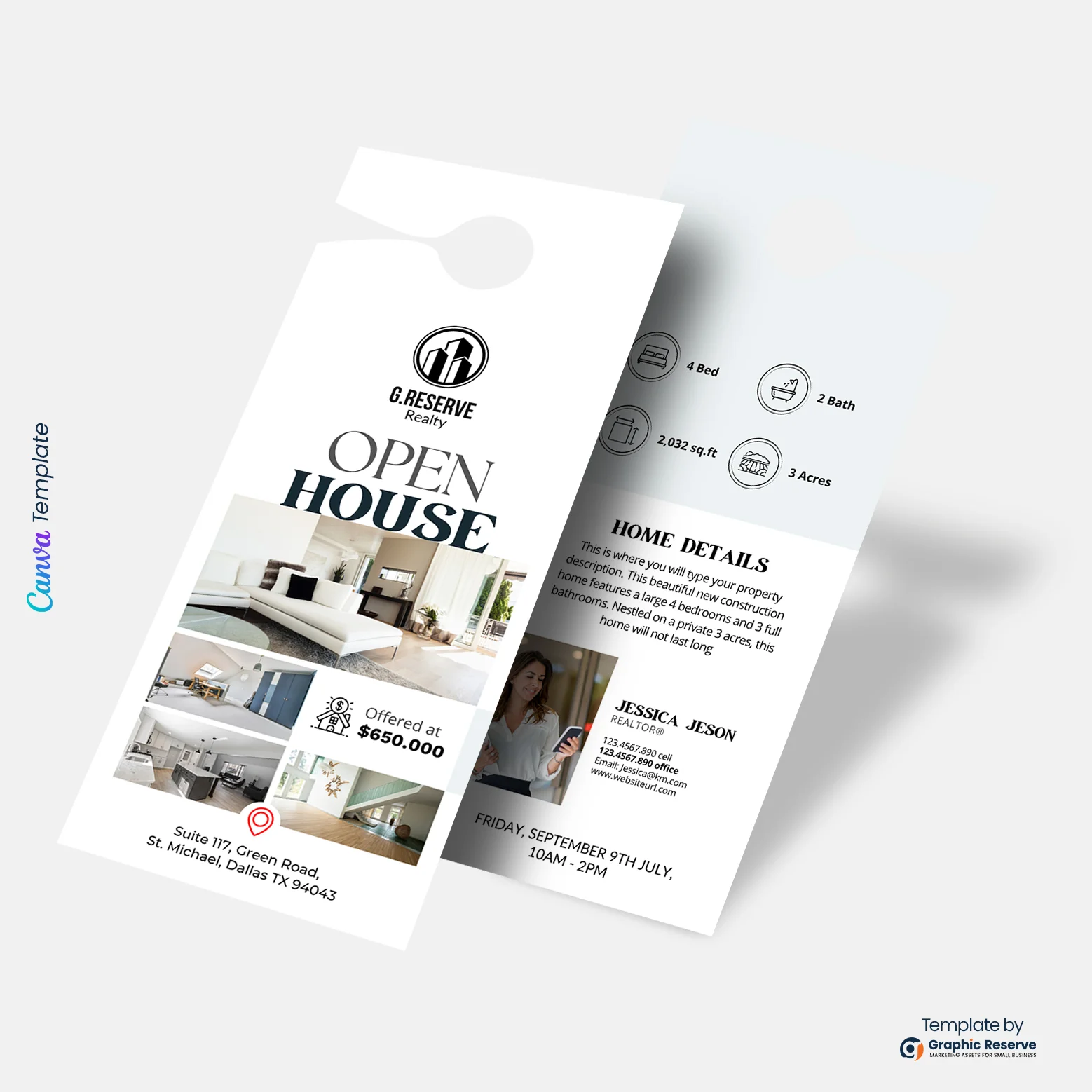 Open-House-Real-Estate-Door-Hanger-Design-Canva-template