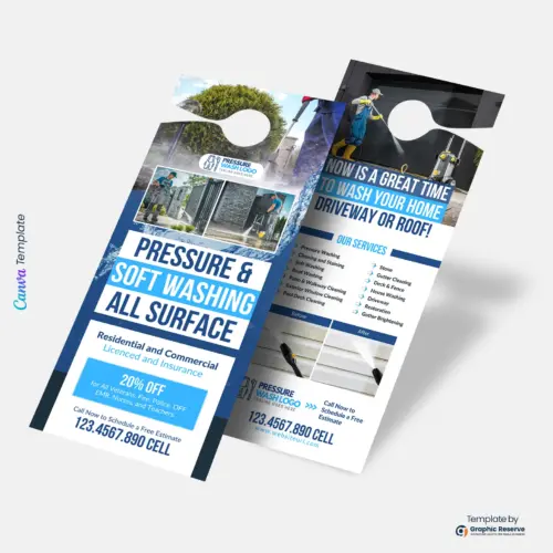 Editable House Washing Flyer Design | Canva Template