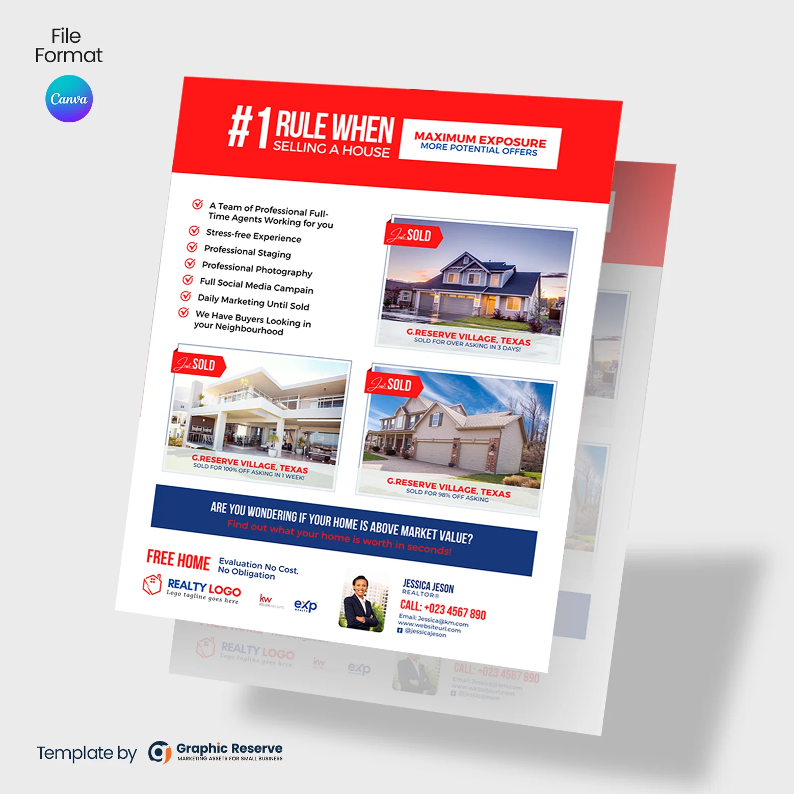 Selling-A-House-Marketing-Flyer-Design-for-Real-Estate Agents