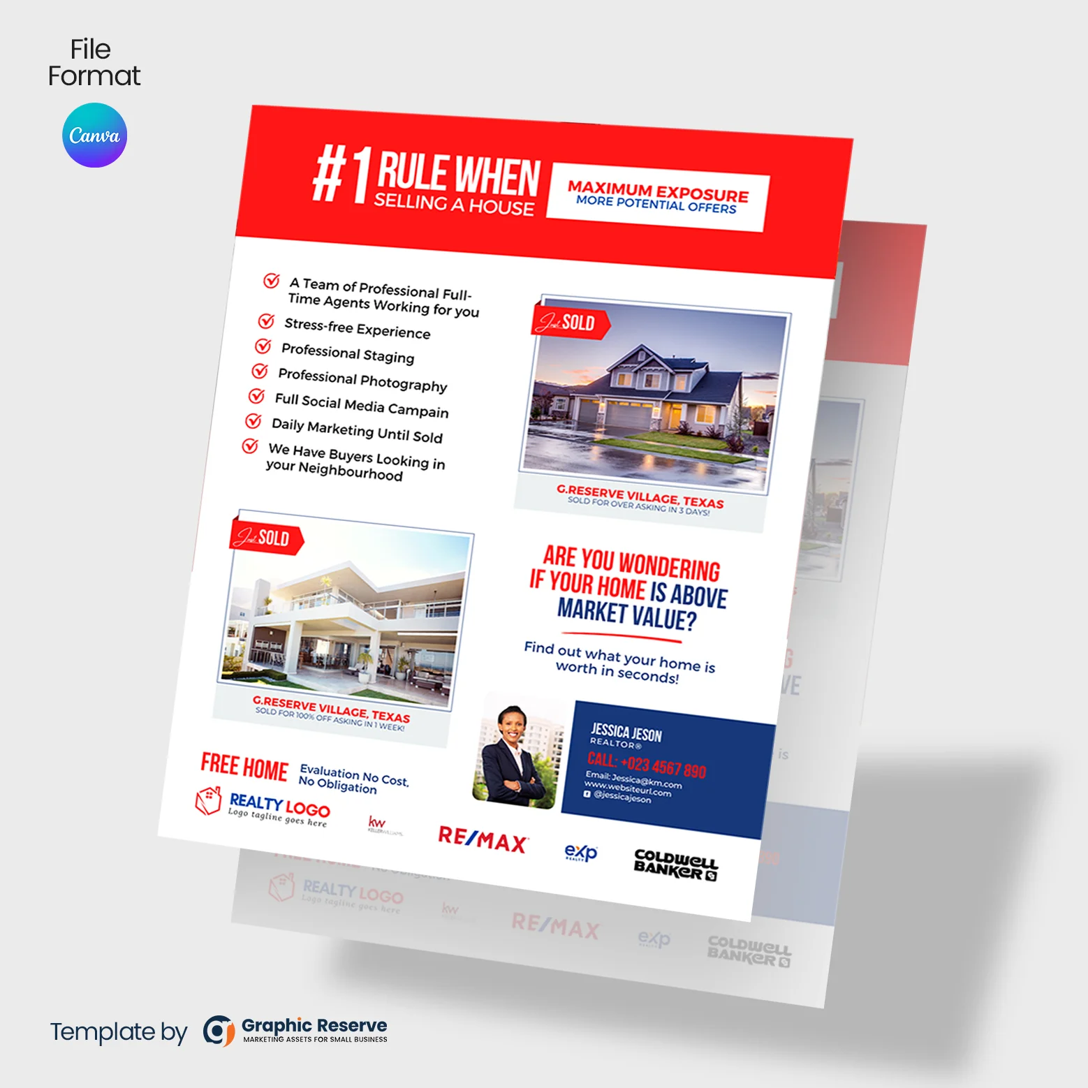 Selling-A-House-Marketing-Flyer-Design-for-Real-Estate-Agents-Canva