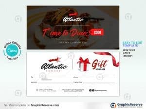49105 Restaurant voucher design