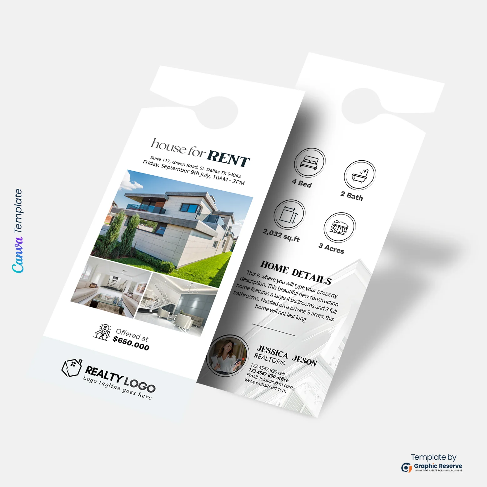 House-for-Rent-Real-Estate-Door-Hanger-Design-(Canva-Template)