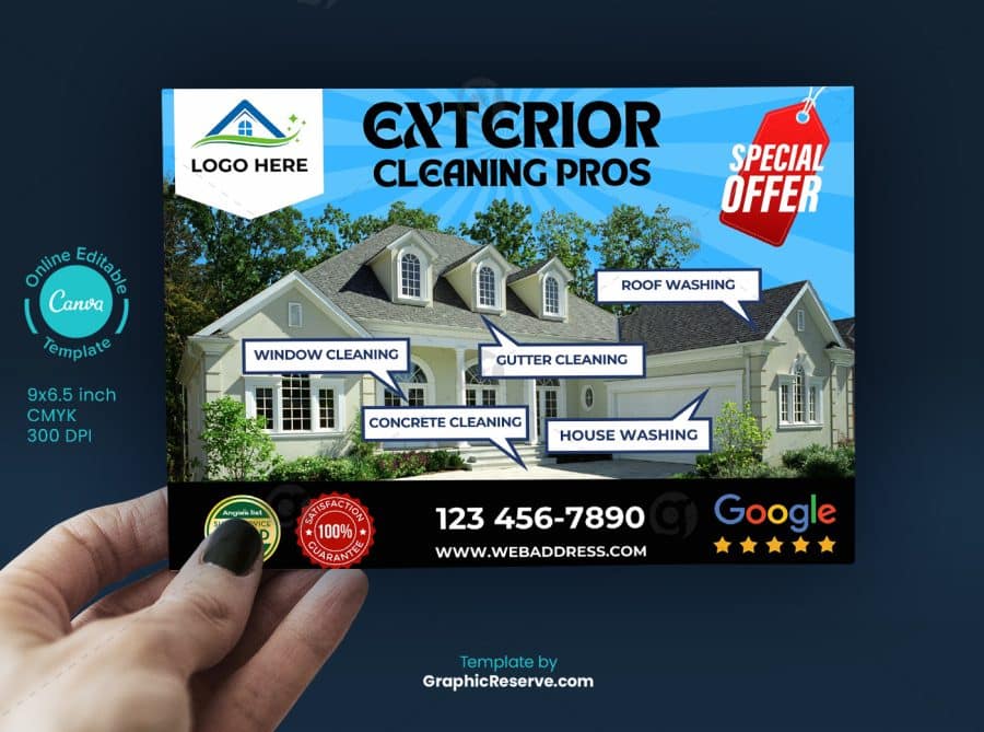 Cleaning Service Postcard