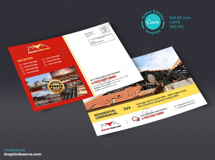 Damage Property Repairing EDDM Back