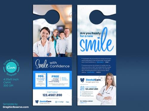 Dental Coupon Door Hanger 1
