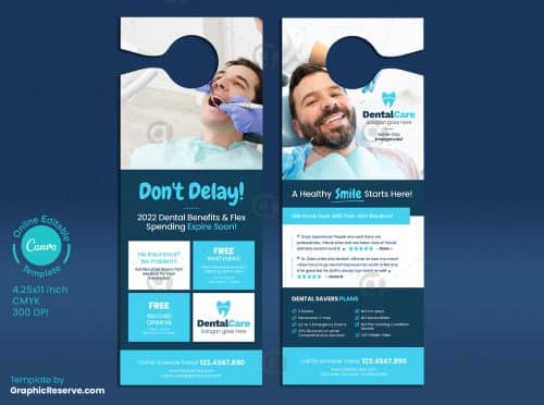 Dental Service Door Hanger