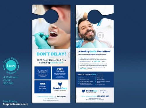 Dental Service Door Hanger Design