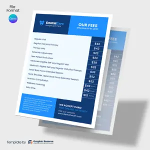 Dental-Services-Fee-Flyer-Design
