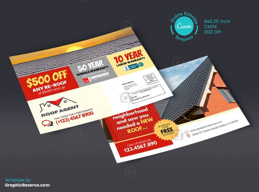 Re Roofing EDDM Mailer Design Back