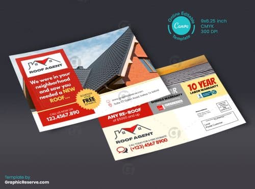 Re Roofing EDDM Mailer Design Front