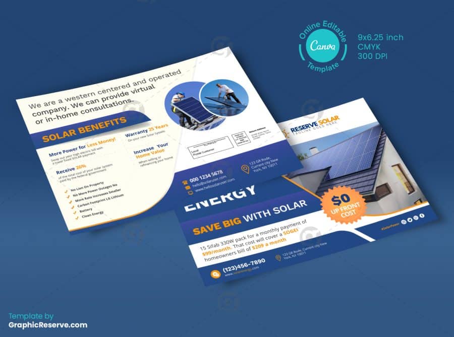 Solar Energy EDDM Design Back