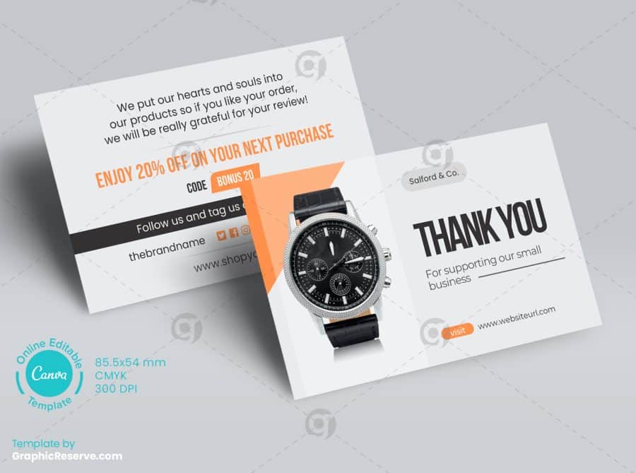 Watch Shop Loyalty Card