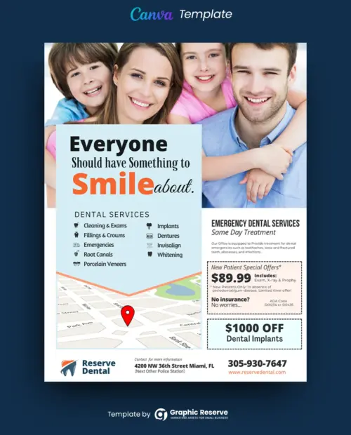 Dental Flyer (Canva Template)