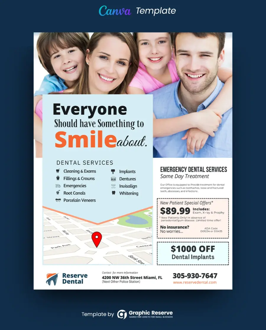 Dental Flyer (Canva Template)