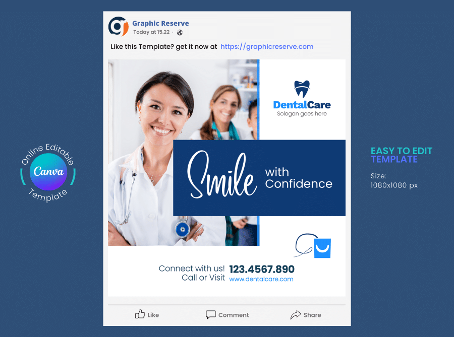 Dental Smile Social Media Post