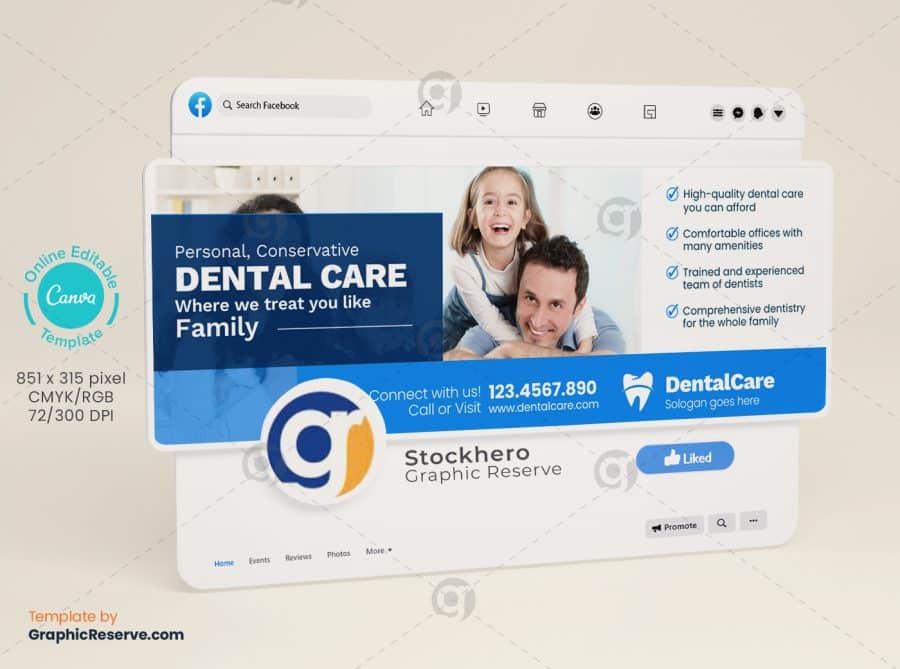 Dental Trusted Service Facebook Cover