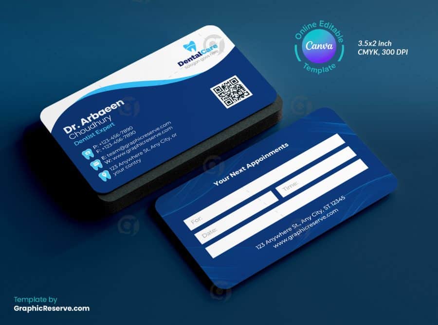 Dentist Business Card Design