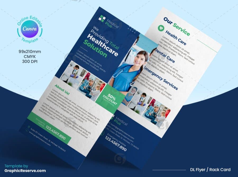 Medical DL Flyer Template