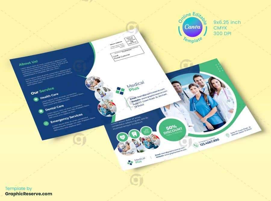 Medical EDDM Postcard Back