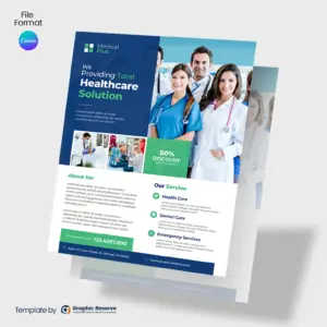 Medical Flyer Design Template - Editable in Canva – Canva template