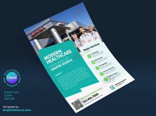 Medical flyer template