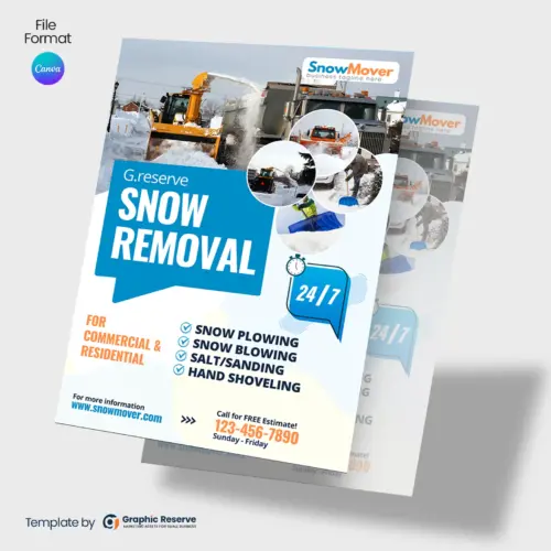 Snow Removal Flyer Design