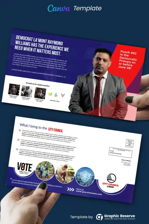 Election Candidate EDDM Mailer Design