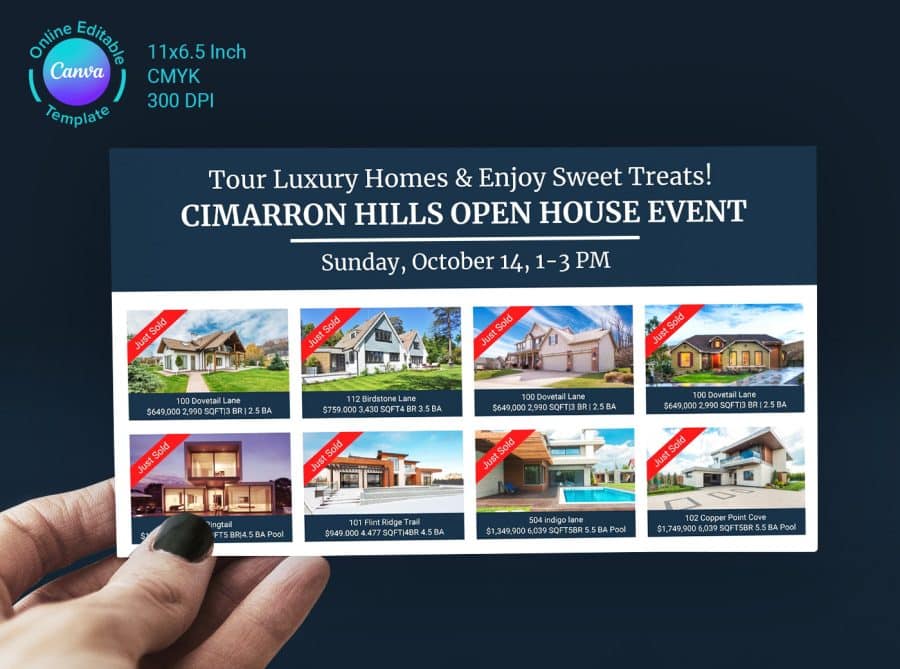 Just Sold Real Estate EDDM Postcard Front