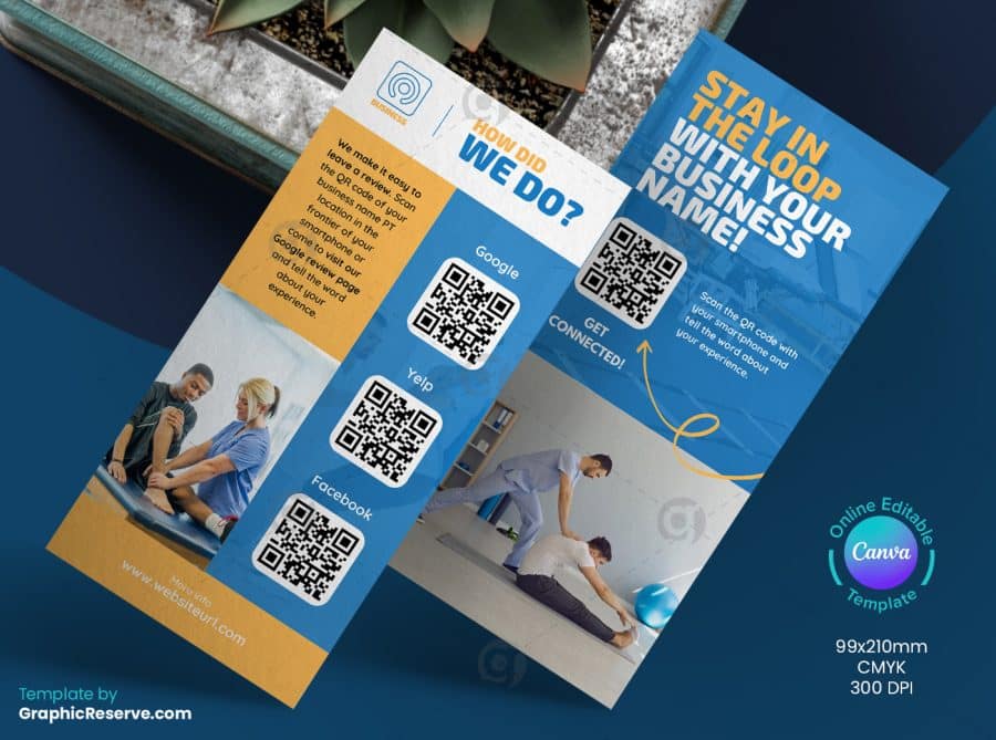 Patient Review Rack Card Template