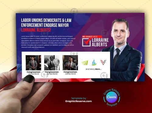 Political Direct Mail EDDM Postcard Front