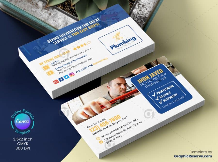 Plumbing Business Card