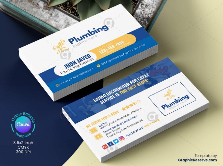 Plumbing Business Card