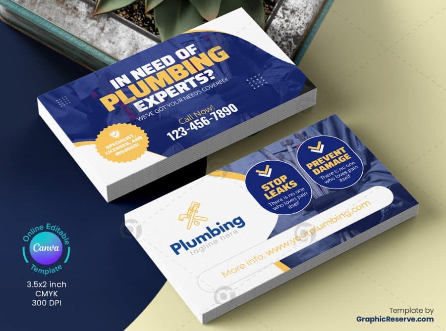 Plumbing Business Card