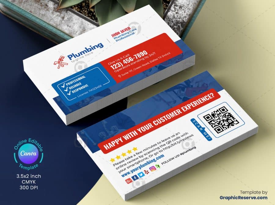 Plumbing Business Card