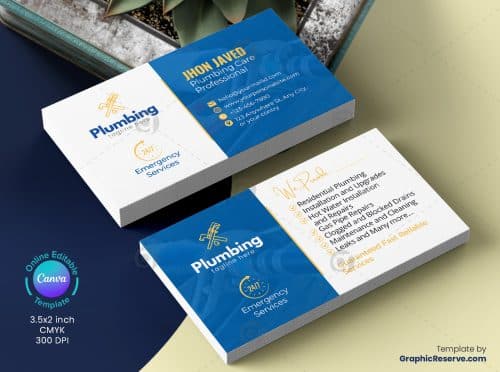 Plumbing Business Card