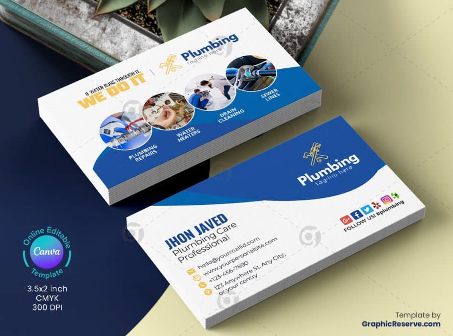 Plumbing Business Card