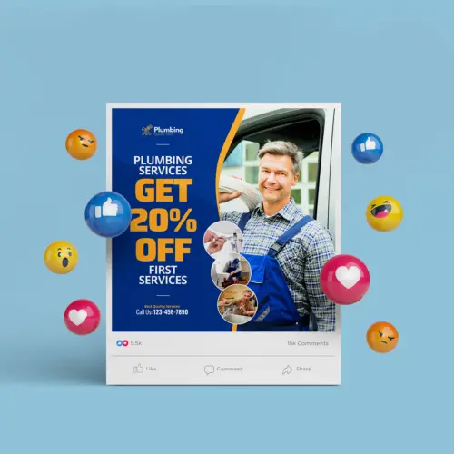 Plumbing Business Marketing Templates for Social Media