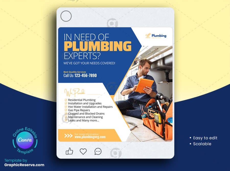 Plumbing Replacement Social Media Post 2