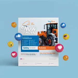 Professional-Snow-Removal-Social-Media-Post-Template
