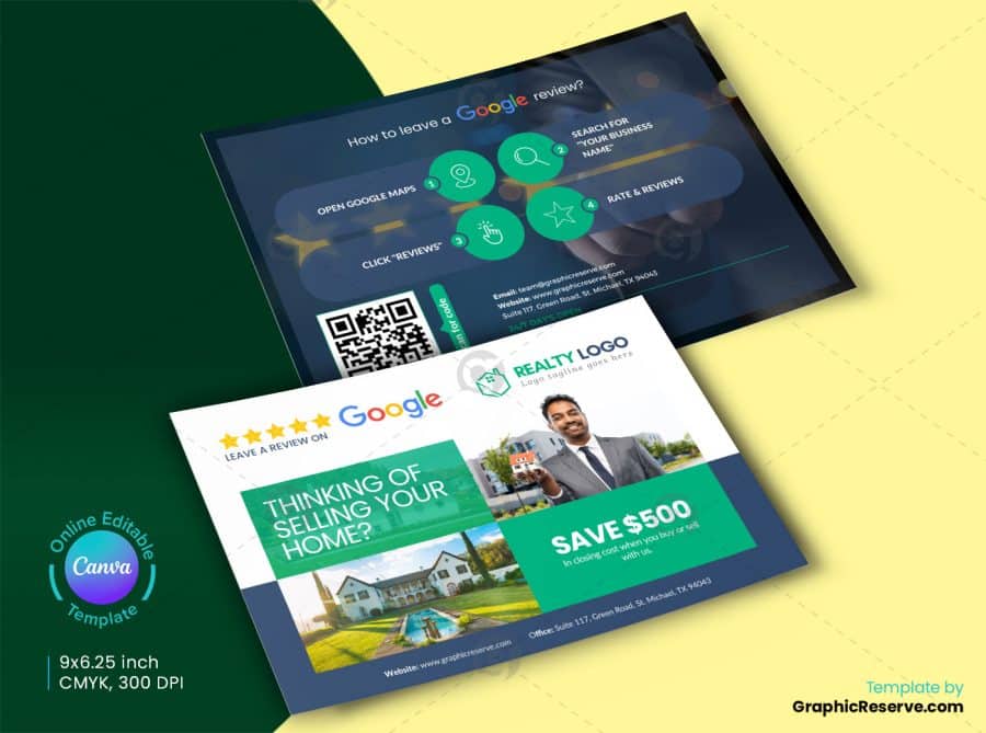 Real Estate Review Postcard Design 1
