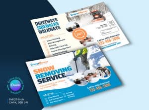 Snow Removing Service EDDM Mailer